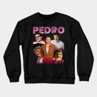 Vintage Pedro Pascal in 90's/Y2K Crewneck Sweatshirt